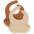 Mikk-Line Silicone Bibs (2 Pack) Tableware WhiteSwan/Brownsugar